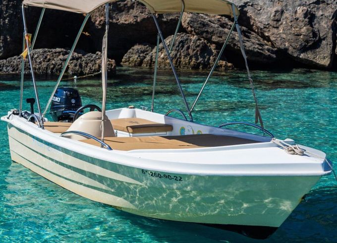 Boat without licence  Mareti 420 open 15hp