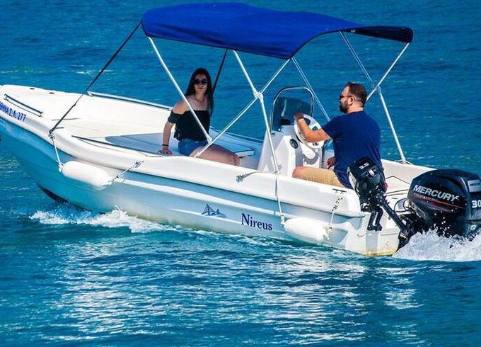 Boat without licence  OLYMPIC NIREUS LUXURY MOTORBOATS 30HP 30hp