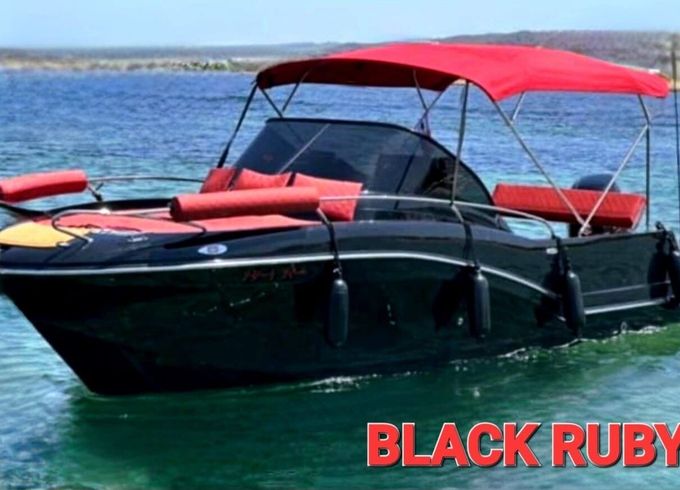 Motorboat Black boat Black RUBY 300hp