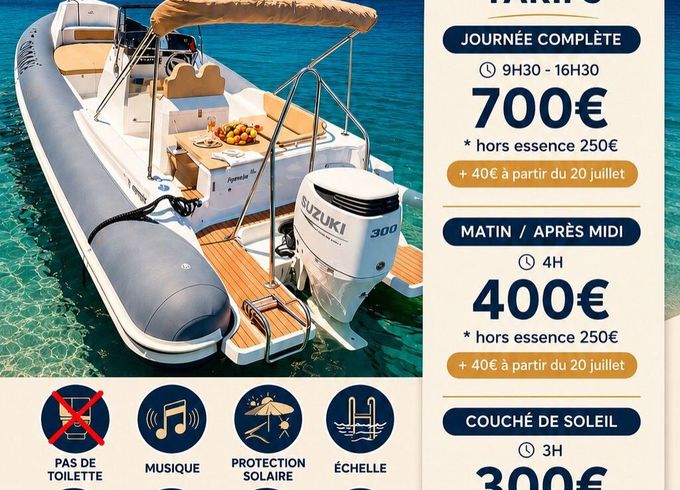 RIB Dans nos jardins secrets ⭐️⭐️⭐️⭐️⭐️ Les plus beaux endroits 200hp