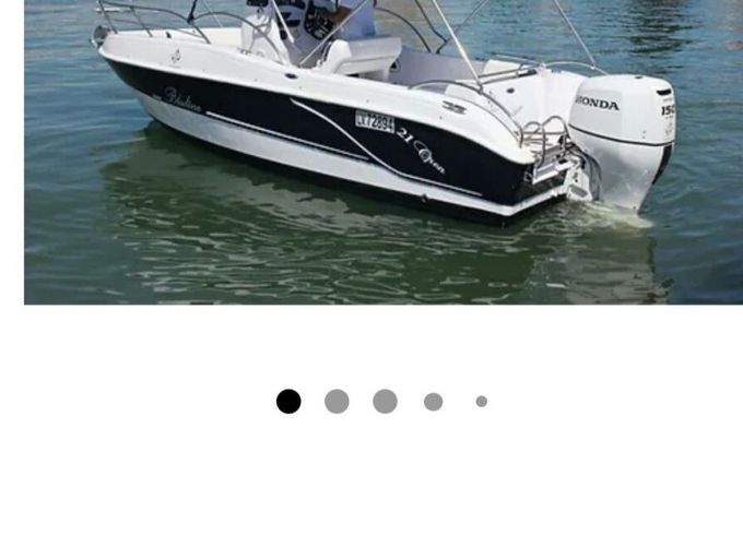 Motorboat Bluline open 21 150hp