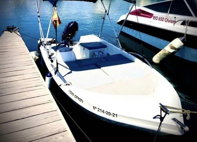 Boat without licence  MARETI 420 open 15hp