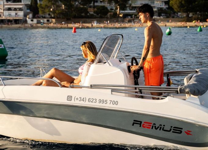 Boat without licence  Remus 450 Paxos 15hp