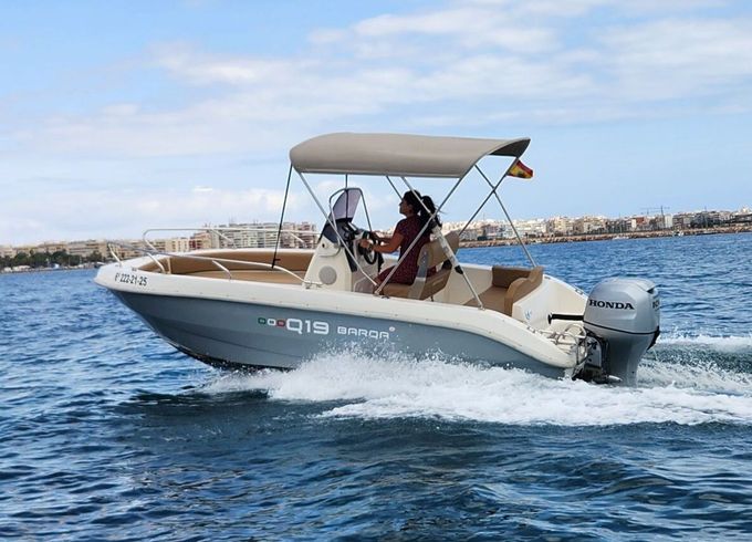 Motorboat Barqa Q19 100hp