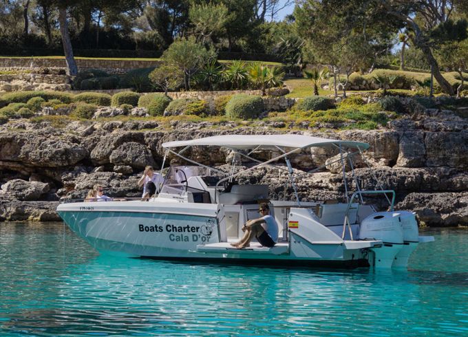 Motorboat Beneteau Flyer 9 spacedeck con paella 400hp