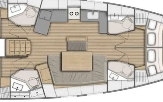 Sailboat Beneteau Oceanis 46.1 14m