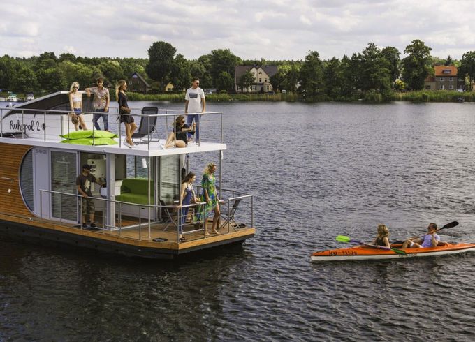 Houseboat Nautilus Hausboote Nautino maxi Tagescharter führerscheinfrei