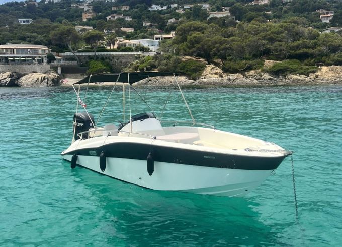 Motorboat Clear Liner Aries 150hp