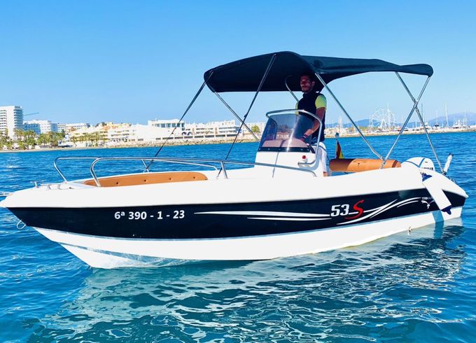 Motorboat trimar enica 15hp