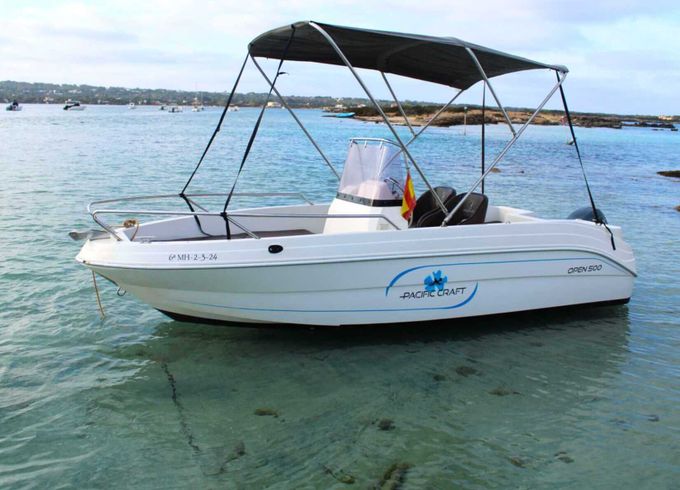 Motorboat Pacific Craft Open 500 15hp