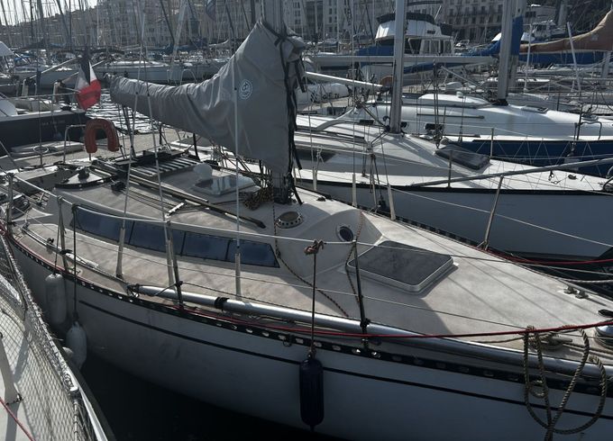 Sailboat plan Harlé chantier Aubin Scotch 8.94m