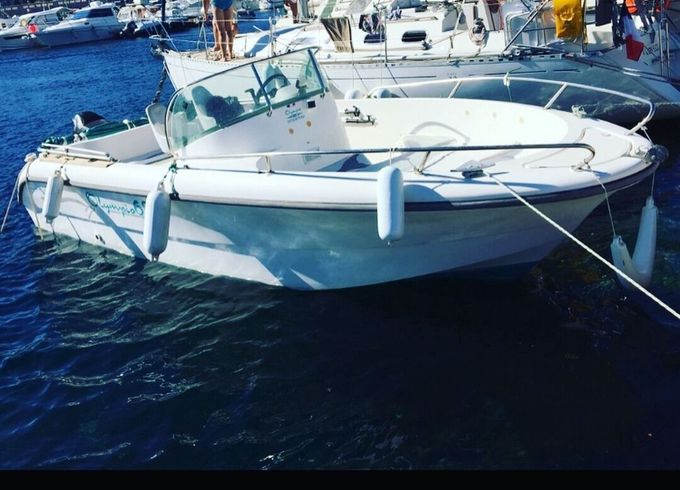 Motorboat suzuki olympio 630 140hp