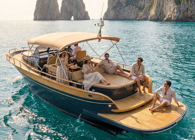 Motorboat Nautica Esposito Gozzo Positano Open 500hp