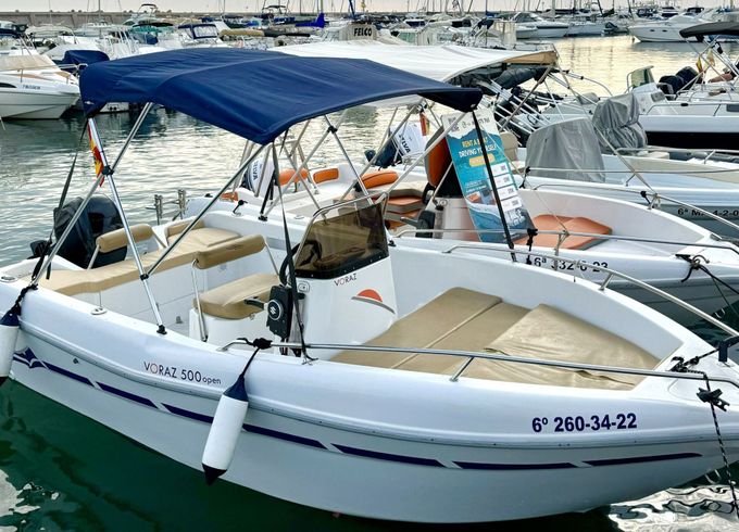 Boat without licence  VORAZ 500 15hp