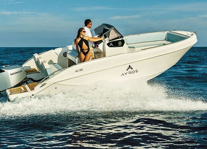 Motorboat AYROS XA21 150hp