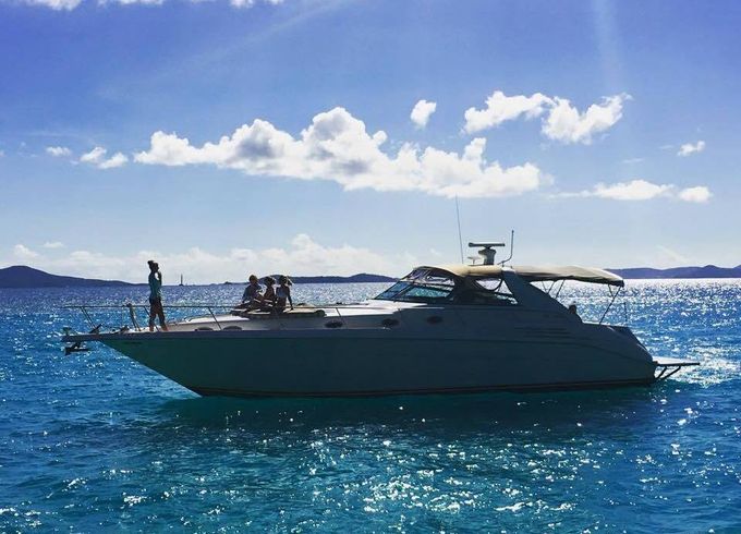 Motorboat Sea Ray Express Cruiser 900hp