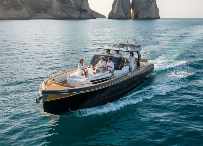 Motorboat Walkaround Positano 38 Sport 1140hp