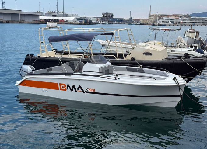 Motorboat bma bma x199 40hp