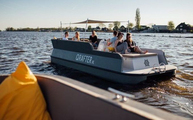 Motorboat Qrafter e-Lounger 650