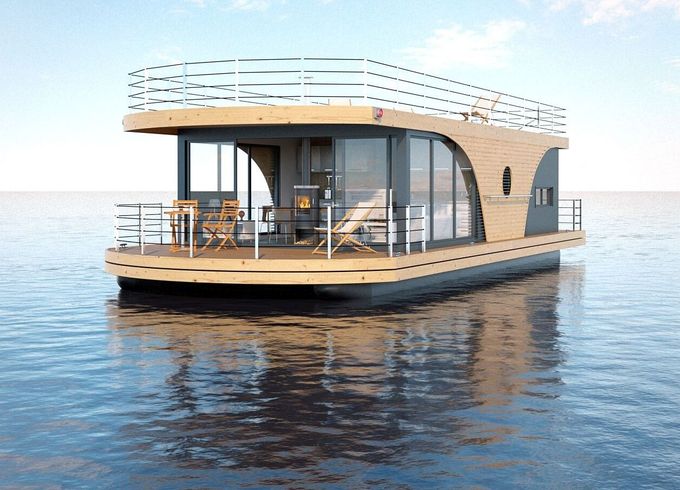 Houseboat Nautilus Hausboote Vagabund 43 m.Kamin+Sauna - führerscheinpflichtig