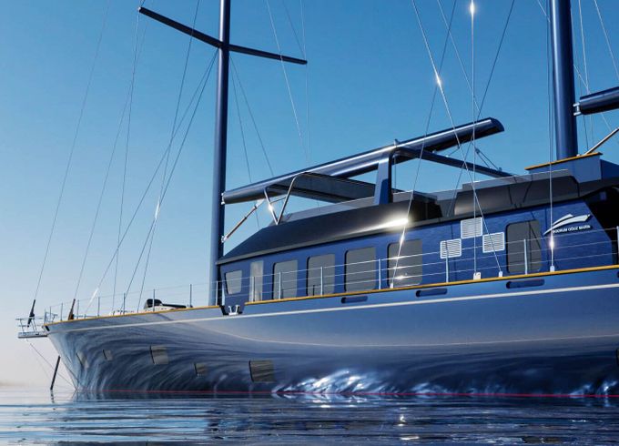 Sailing yacht Bodrum Oğuz Motorsailor 50m