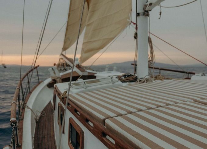 Sailboat Traditional trechandiri Wooden sailboat 15m