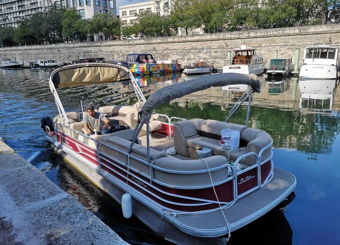 Motorboat Smoker craft Suntracker 50hp