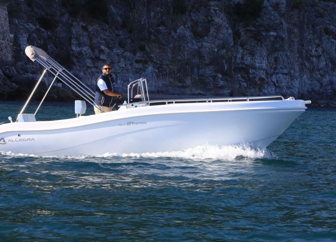 Motorboat allegra 21 150hp