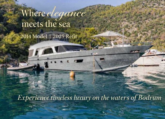 Motor yacht 2014 Model | Fully Refit in 2025 – Turnkey Luxury Generous Living Spaces for Relaxation and Entertai 2700hp
