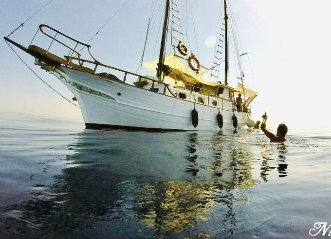 Motorboat Incorvaia Motorsailer Goletta 114hp