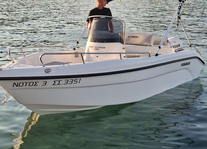 Boat without licence  Poseidon Blue Water 170 + 40hp