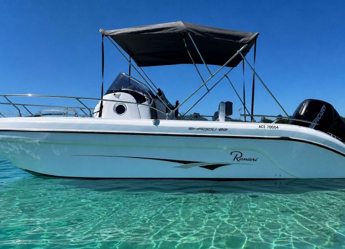 Motorboat ☀️☀️☀️RANIERI SHADOW 22 ☀️☀️☀️ MERCURY VERADO 150 Compressé ( 200CV) 150hp