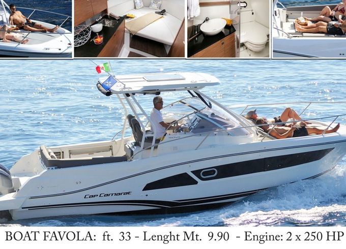 Motorboat Jeanneau Cap Camarat 9 WA 500hp