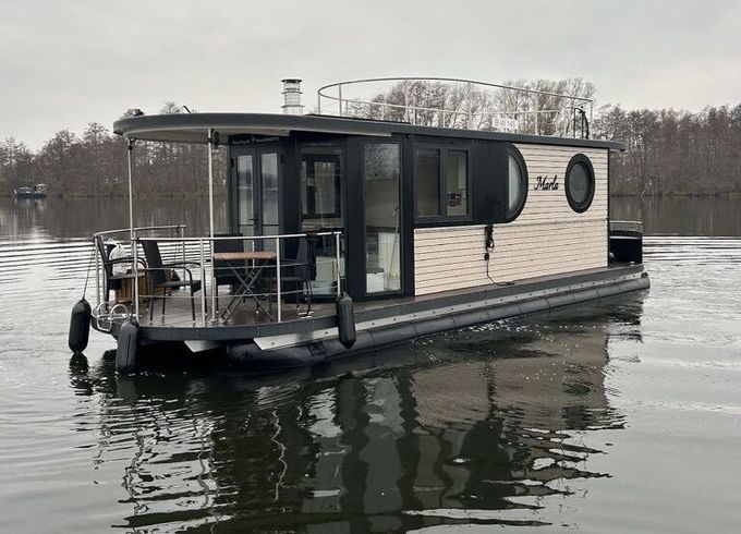 Houseboat Nautilus Hausboote Nautiki maxi 1 mit Kamin - führerscheinfrei