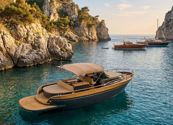 Motorboat Nautica Esposito Gozzo Positano Open 500hp