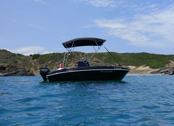 Boat without licence  Remus 450 Black 15hp