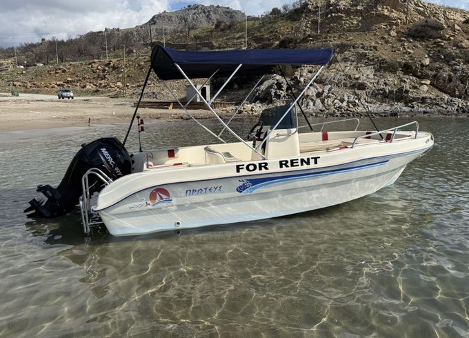 Boat without licence  Proteus Limeni 500 30hp