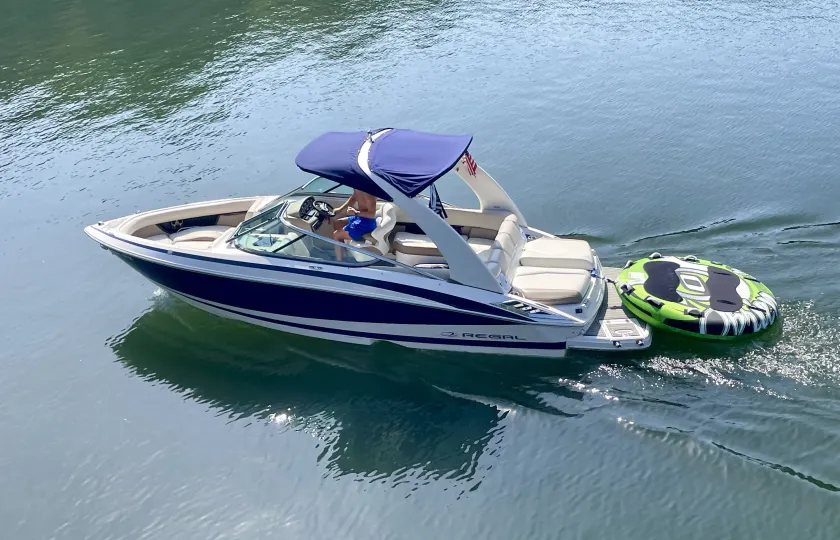 Exclusive Luxury Lake Experience: Regal 2300 RX Bowrider Boat Charter w/ Captain