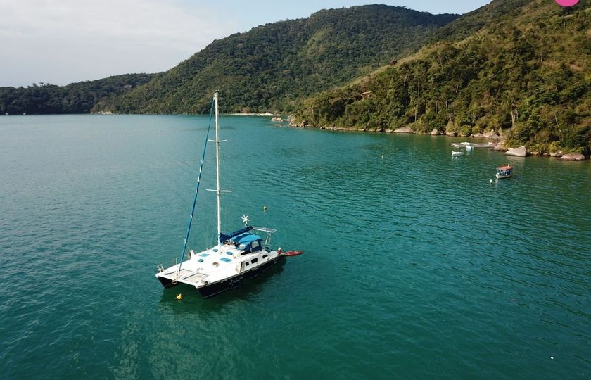 day charter ou pernoite no veleiro paraty-rj crowther 36