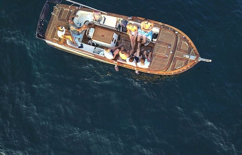 Motorboat Traditional Wooden Boat Riva 33hp