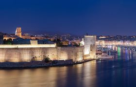Marseille port